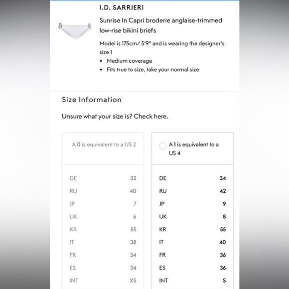 I.D. SARRIERI Sunrise In Capri anglaise-trimmed bikini briefs - Picture 9 of 10